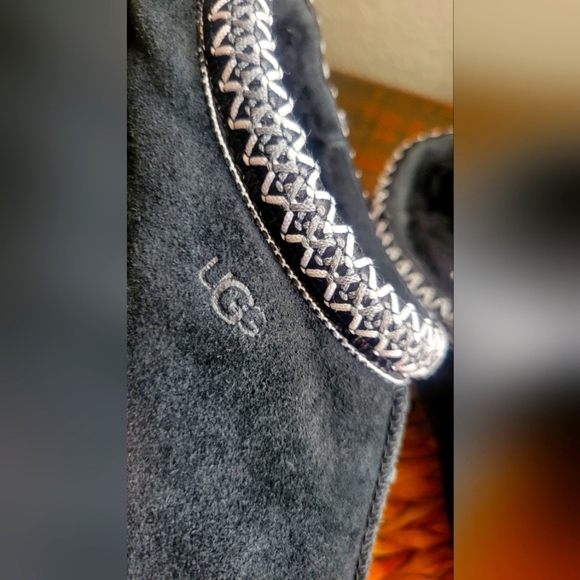 UGG Women Size 5 Tasman Black Slippers - Picture 3 of 9